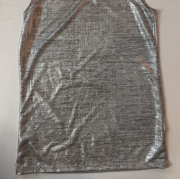 Silver Tank top size Small Gray - Picture 2 of 5
